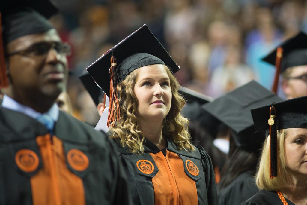 student graduating