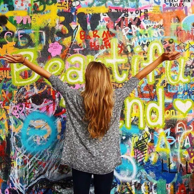 image of student studying abroad