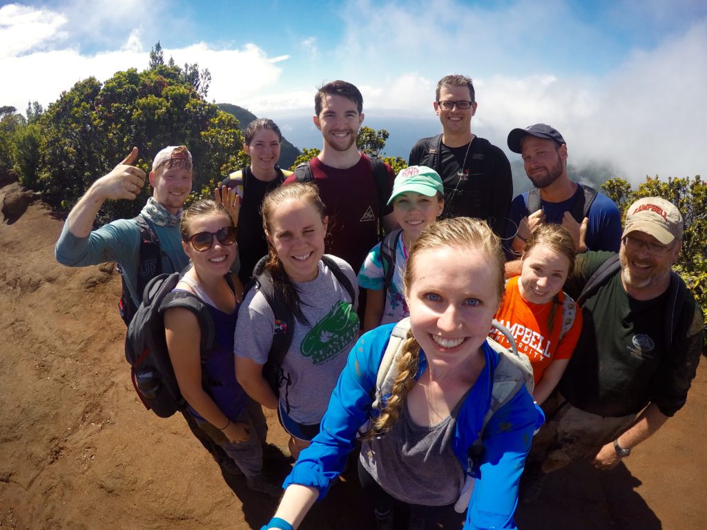 students studying abroad in hawaii