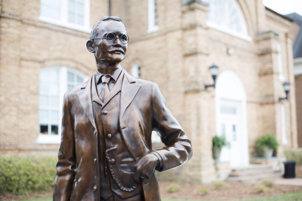 image of j.a. campbell statue