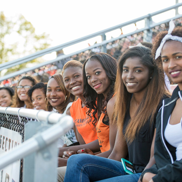 image of Campbell University students at campus event