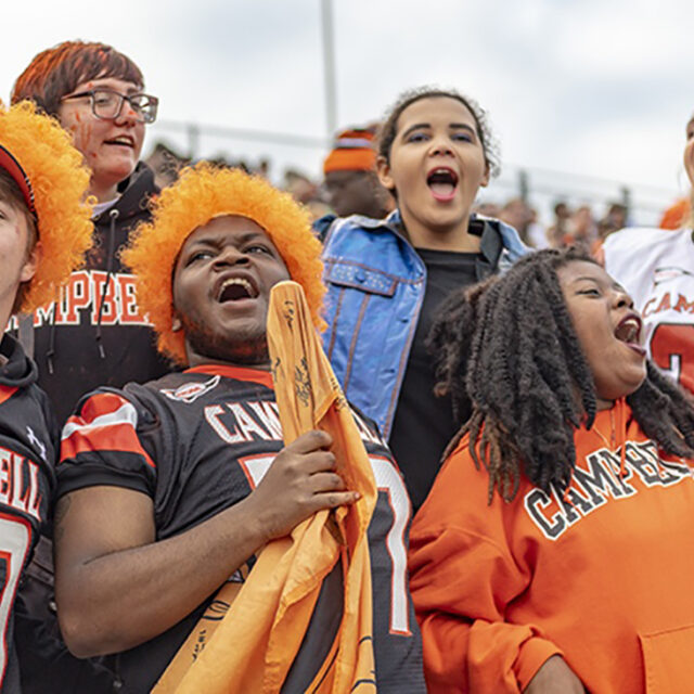 image of students at sporting event