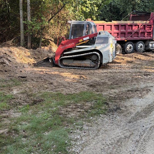 Asphalt is removed from property on 7/30/26.
