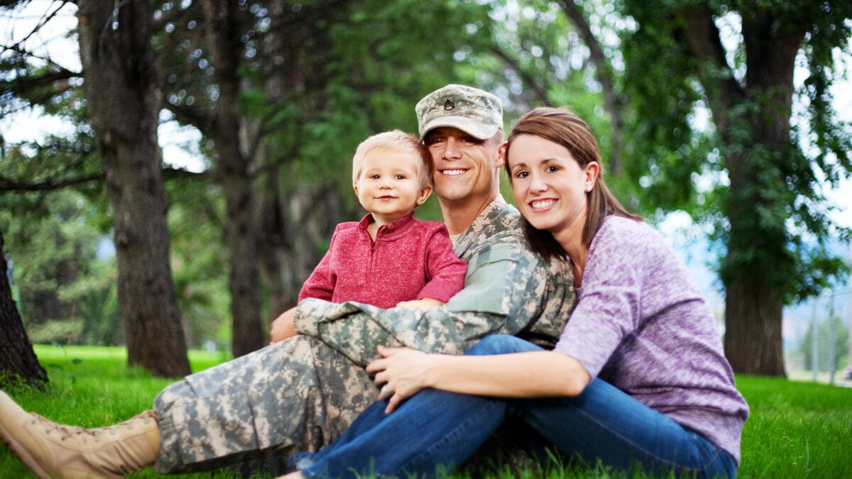 American military family