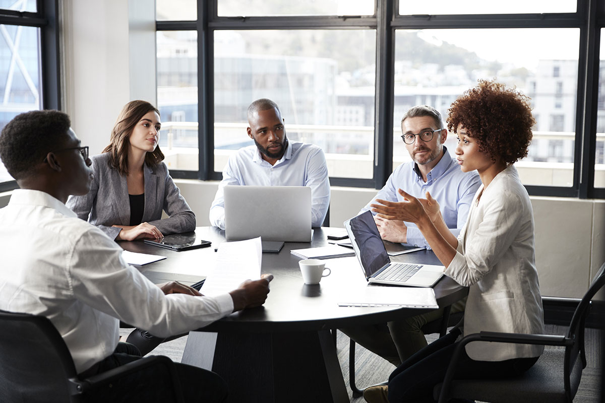 image of meeting communication