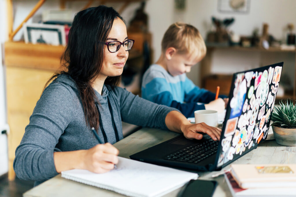 image of adult student during class