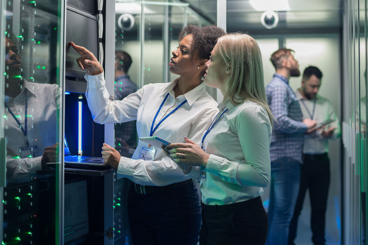 image of IT Security professionals working