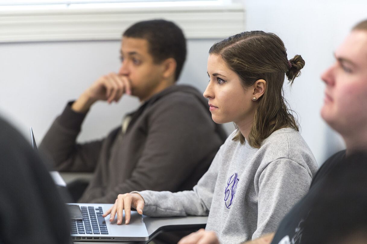 students in class