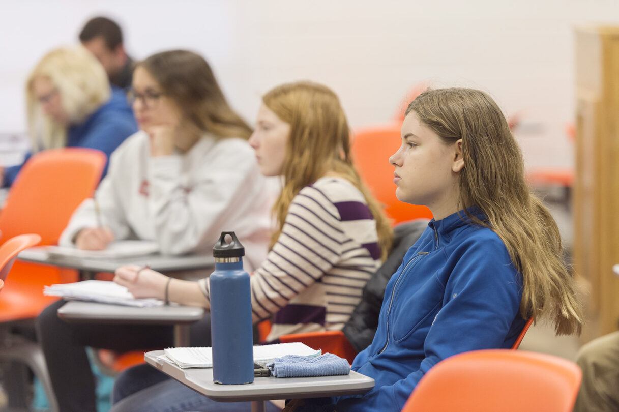 image of students in class