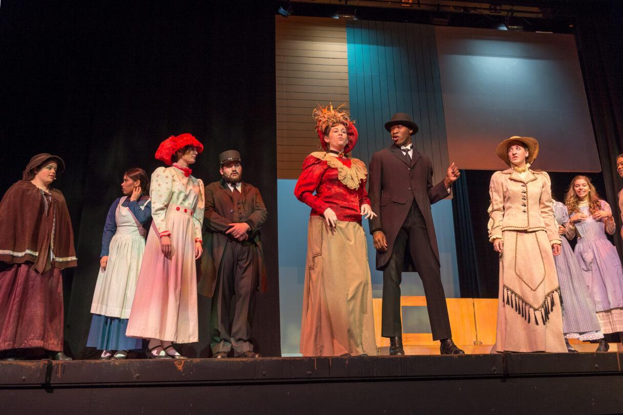 image of students performing