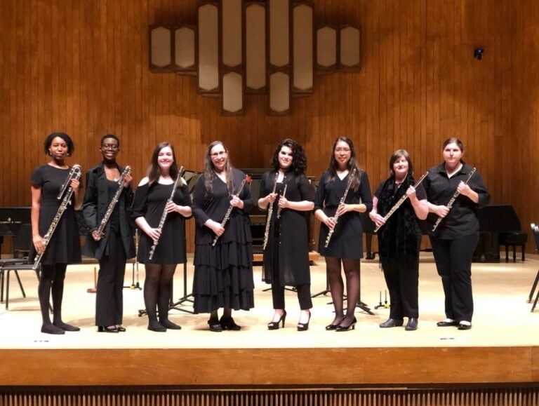 Flute Ensemble Bands Arts & Sciences Campbell University
