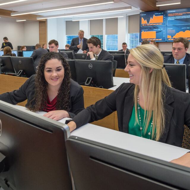 business graduate students in MTWM lab