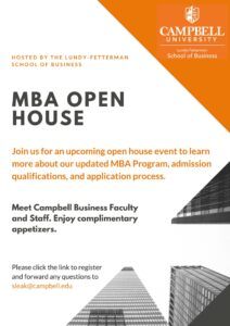 MBA Open House General Flyer