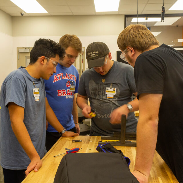 image of group of students working together
