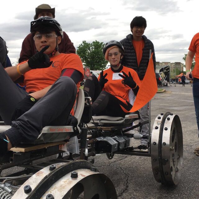 image of student project rover test drive