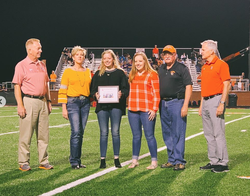 gaskins named family of the year news campbell university