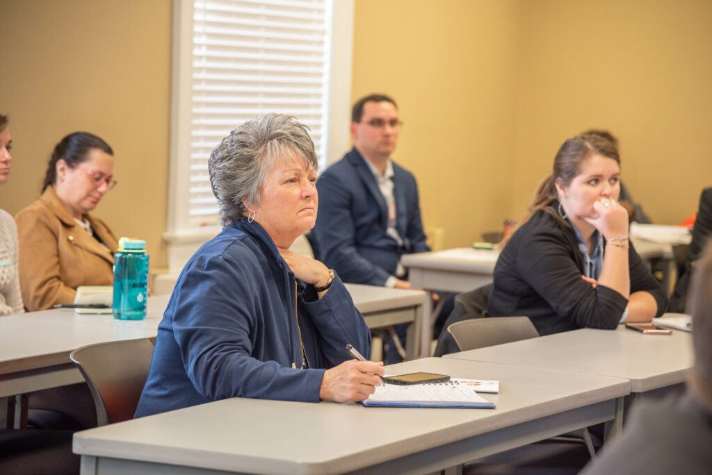 Attendees in class