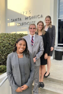 Photo of Campbell Law Advocates at LA Courthouse in front