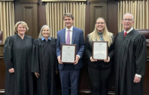 Photo of Campbell Law advocates at National Veterans Law Moot Court Competition in DC