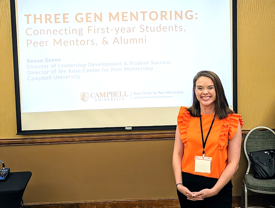 Peer mentoring collaborations make an impact News Campbell University