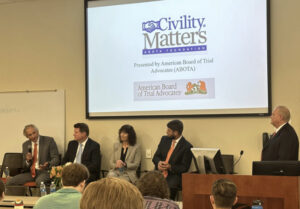 Photo of Civility Matters panel