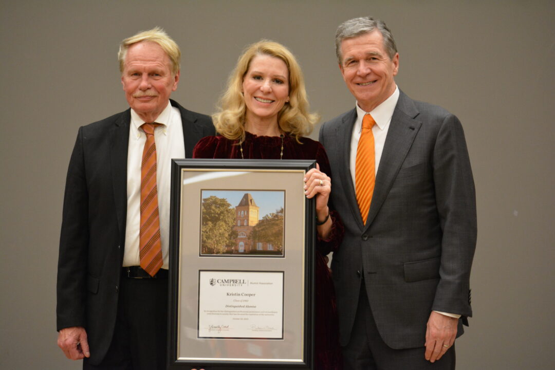 Dean Leonard, First Lady Kristin Cooper, Roy Cooper