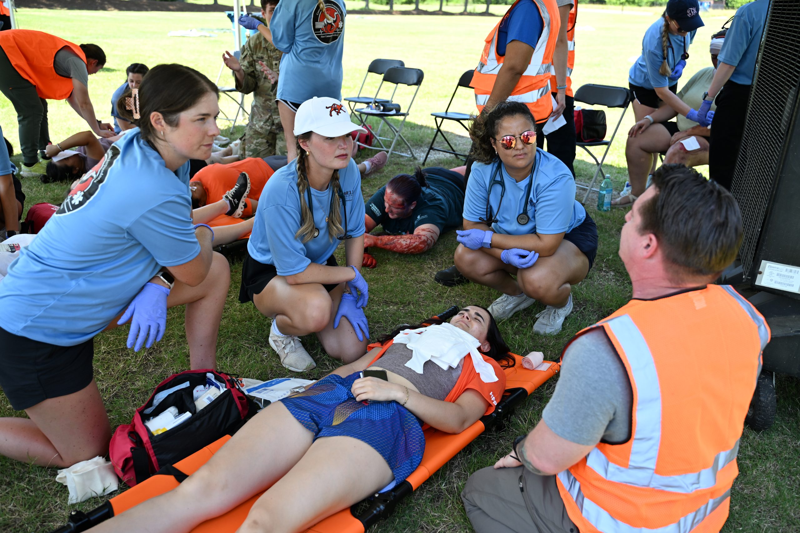 PA students train in mass casualty simulation - News | Campbell University