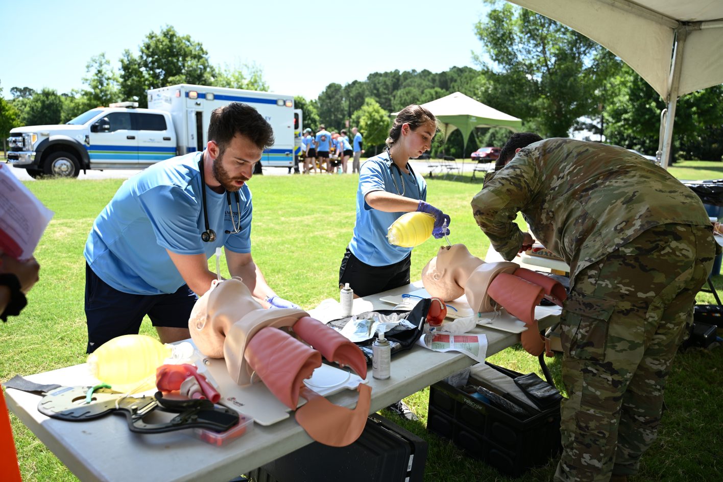 PA students train in mass casualty simulation - News | Campbell University