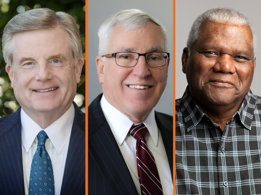 2025 Distinguished Alumni - Luther Starling Jr., Tim Stevens and Cordell Wise