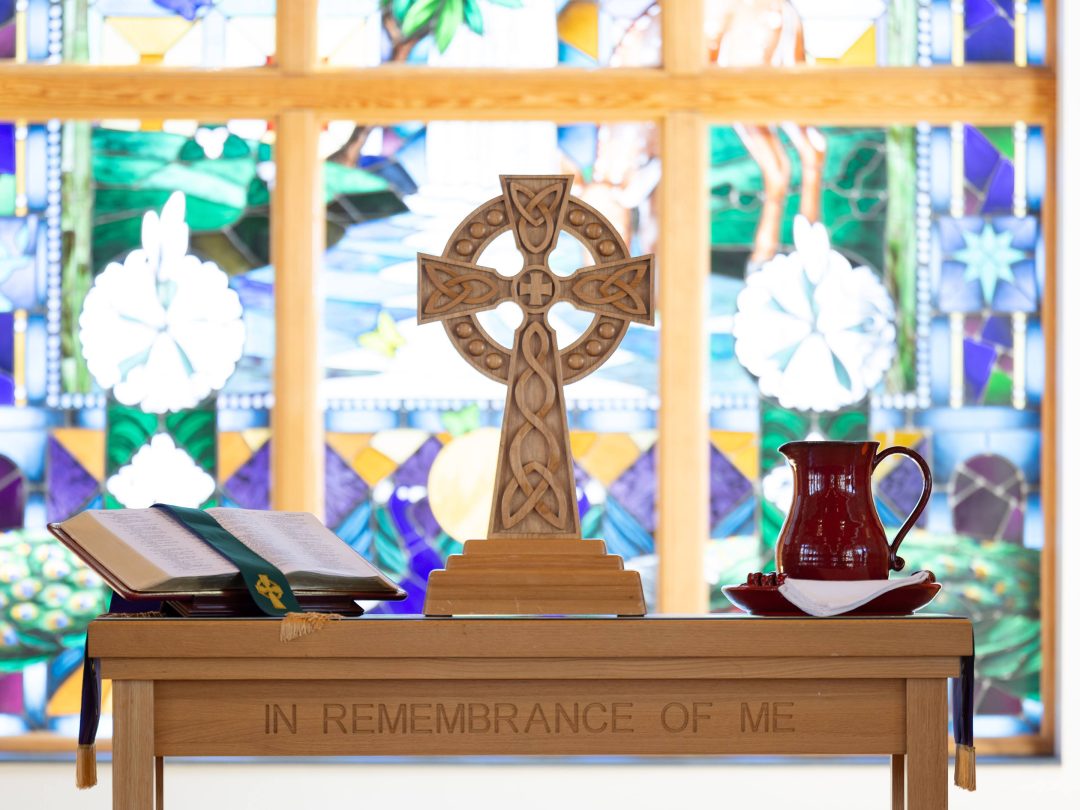 chapel shot and cross