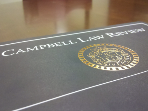 Photo of Campbell Law Review publication cover