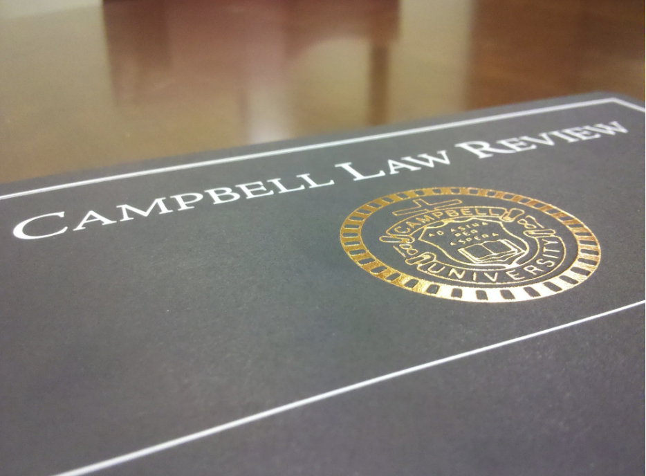 Photo of Campbell Law Review publication cover