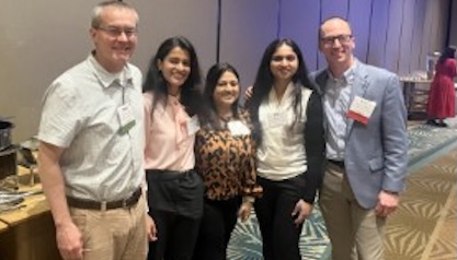 A group of student doctors and residents