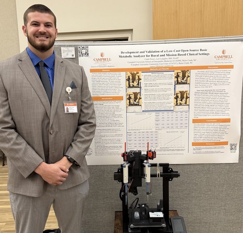 Student doctor creates metabolic analyzer designed for use in rural clinics, settings