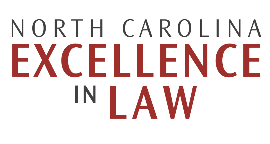Logo that reads North Carolina Excellence in Law