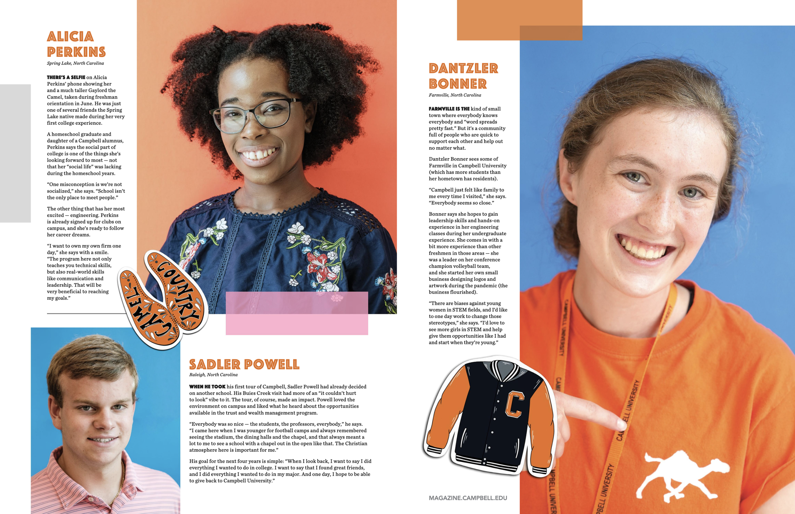 Magazine feature on Dantzler Bonner in 2022