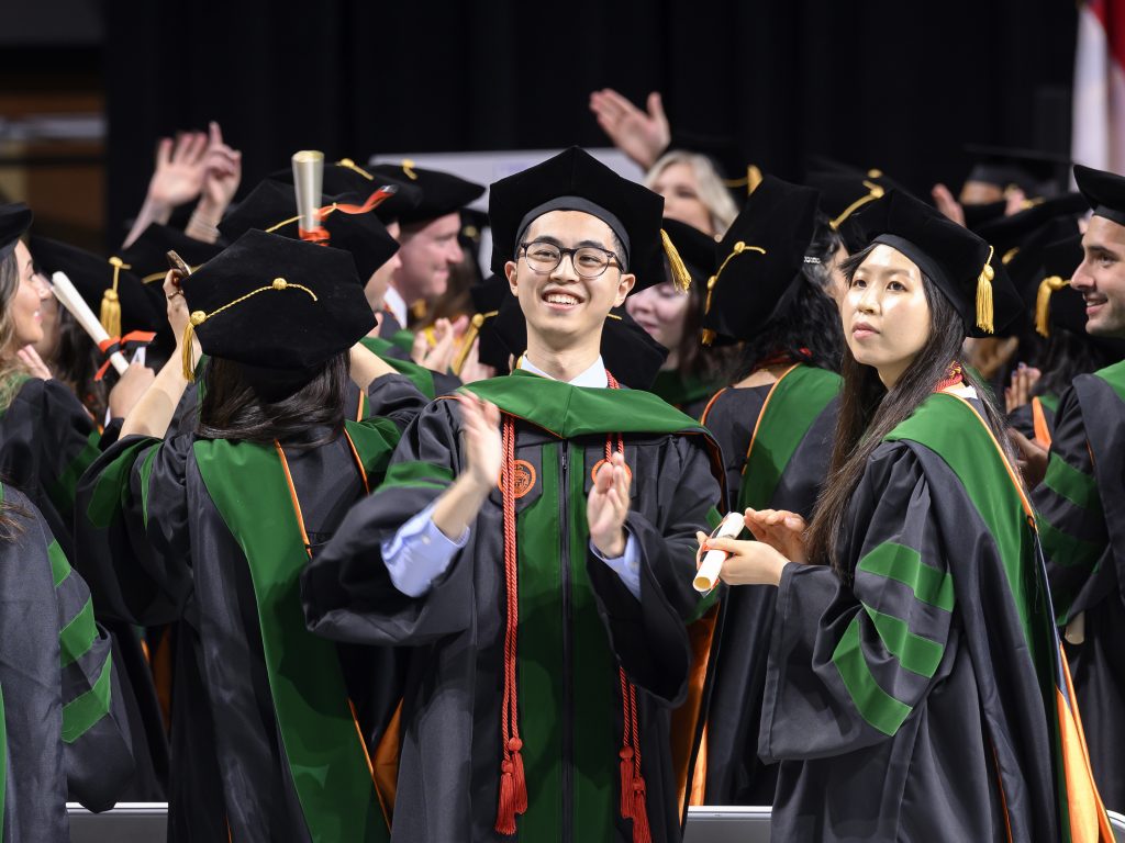 Medical school graduates at Campbell University