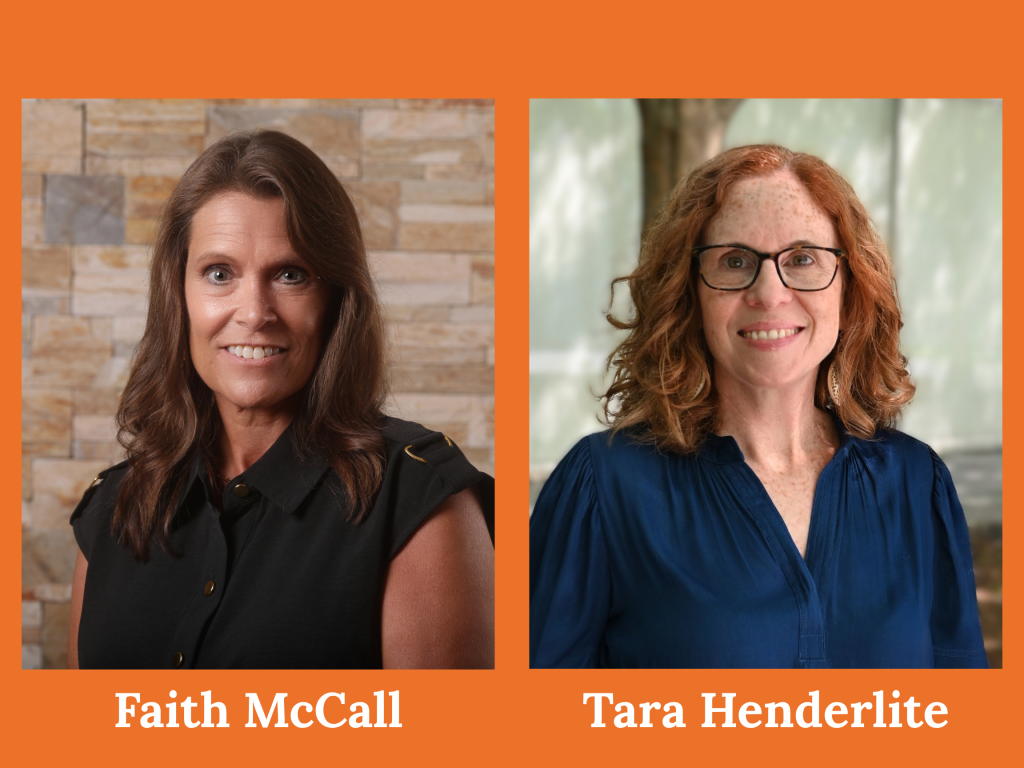 Photo of Faith McCall and Tara Henderlite