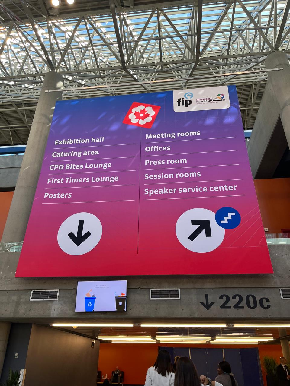 Image of conference signage