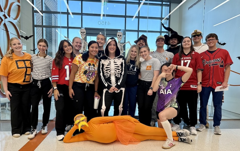 CUSOM and CPHS students learn and collaborate during the Haunted Hospital event.