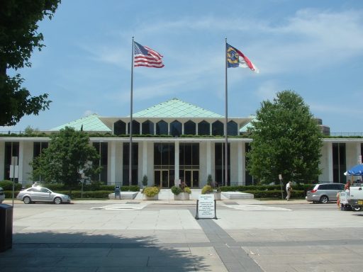 The NC legislative building in Raleigh.