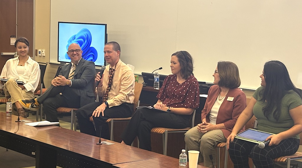 Photo of equity in healthcare panel at CUSOM