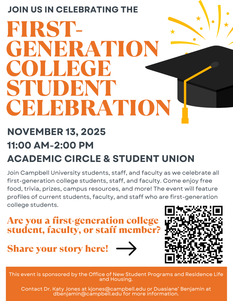 First-Generation College Student Celebration - Calendar | Campbell ...