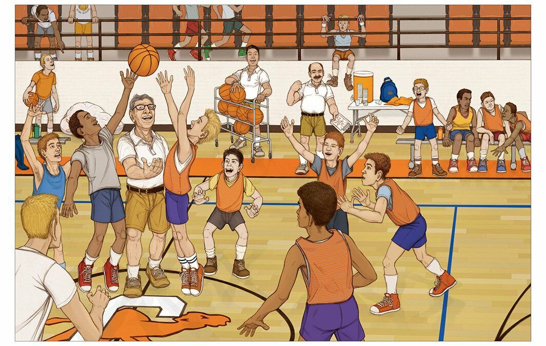 Legendary court illustration