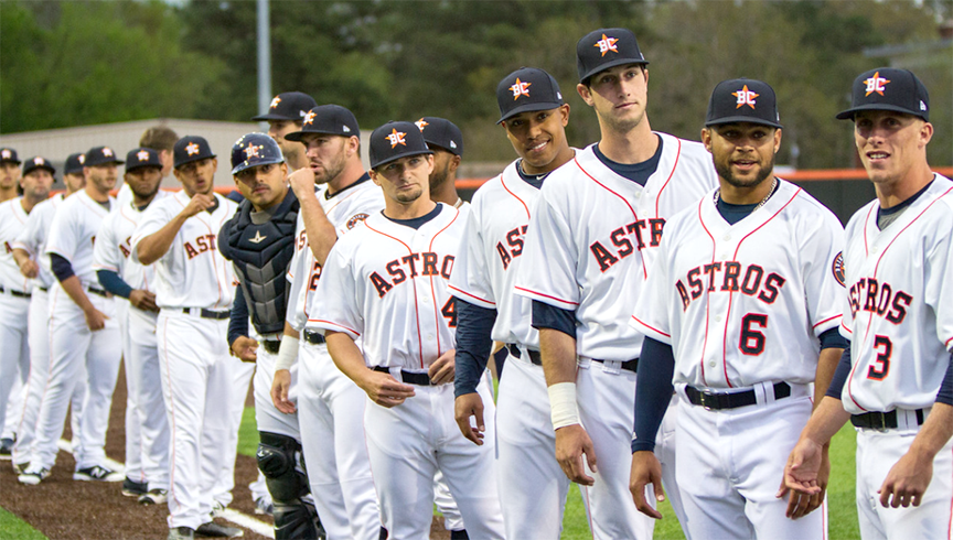 Ex-Astros teammates Myles Straw, Zack Greinke smile over walk-up song