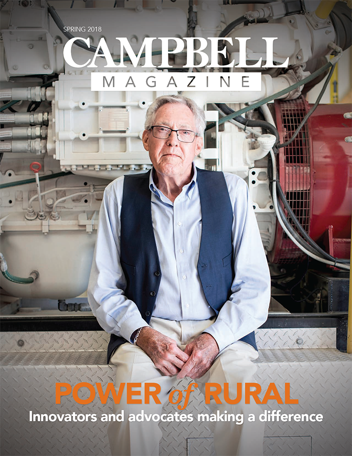 cover image of Campbell Magazine Spring 2018