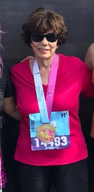 Brenda Clark completes the Disney Marathon