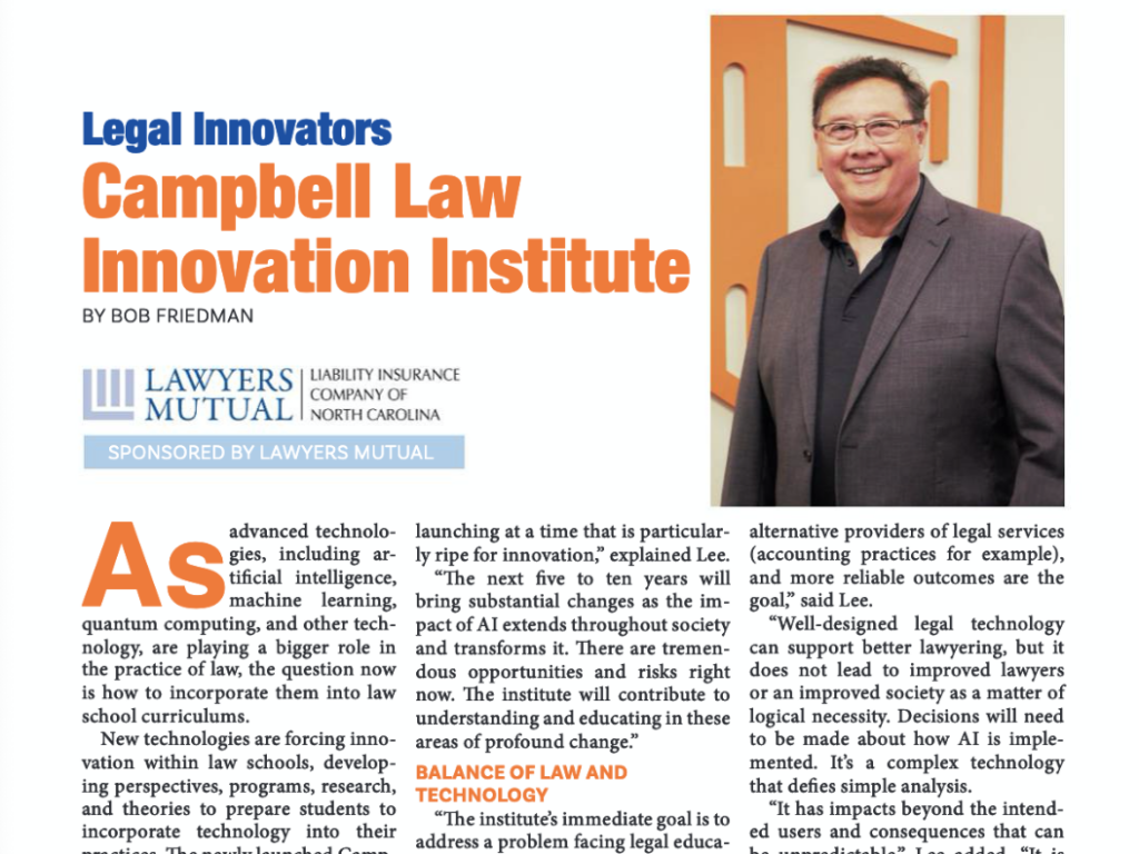 Photo of Kevin Lee's article in Attorney at Law Magazine