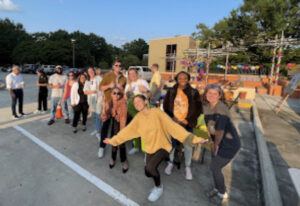 A photo of Campbell Law students celebrating Hispanic Heritage Month