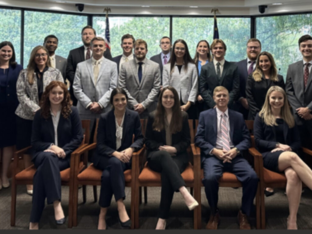 Photo of Mock Trial team